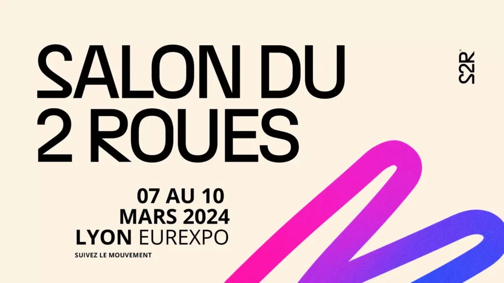 affiche du salon 2 roues lyon 2024