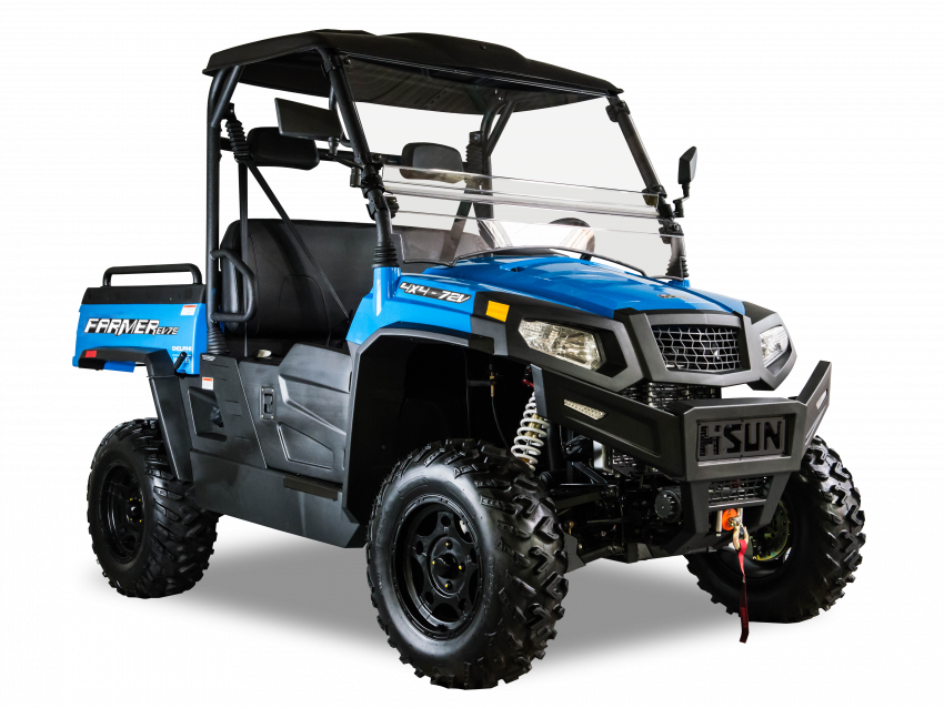 SSV électrique Hisun FARMER EV75 sur fond blanc