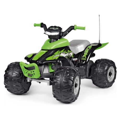 Quad électrique Peg Perego Corral T-Rex 330W sur fond blanc