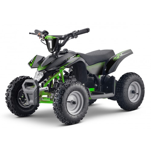 Pocket quad électrique 800w enfant LBQ E-Wokx BW6 VERT