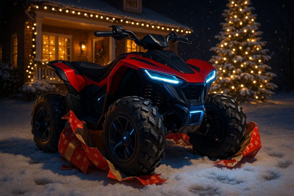 Quad électrique enfant Noel 2025
